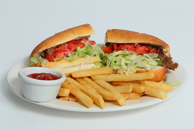Special Cheese Steak Sub.